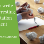 How to write an interesting consultation document