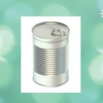 Unlabelled tin - when you're the beans you can't see the label on the tin
